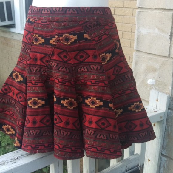 tribal print skirt - Picture 1 of 6